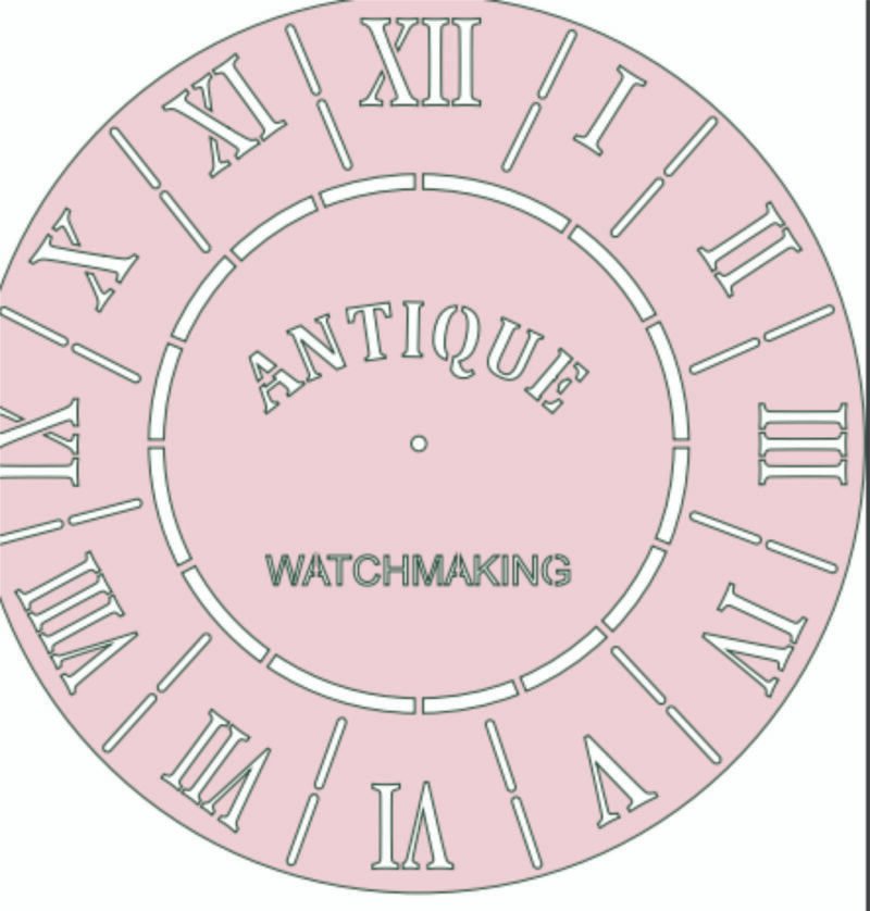 RGD003 RELOJ ROMANO 30 X 30