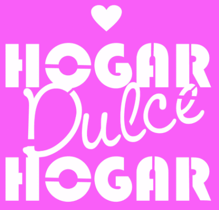 SA049 HOGAR DULCE HOGAR 15 X 15