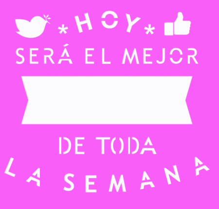 SA075 HOY SERA EL MEJOR 15 X 15