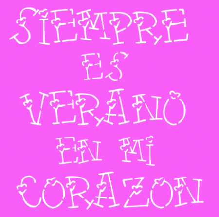 SA094 SIEMPRE ES VERANO 15 X 15