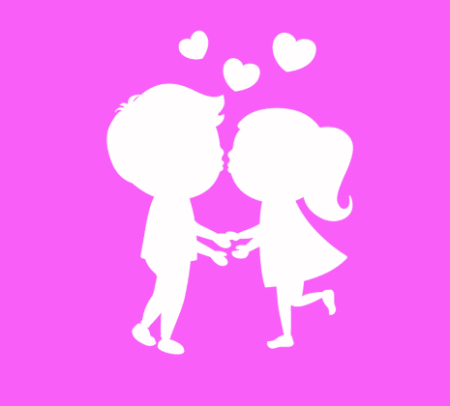 SA157 PAREJA DE NINOS 15 X 15