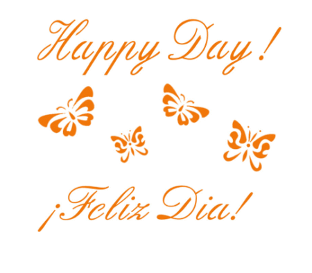 SB052 FELIZ DIA 20 X 20