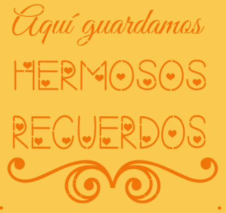 SB092 HERMOSOS RECUERDOS 20 X 20