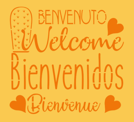 SB113 BIENVENIDOS 20 X 20