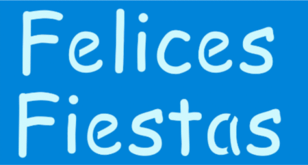 SC014 FELICES FIESTAS 10 X 20