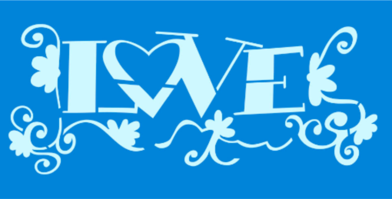 SC112 LOVE 10 X 20