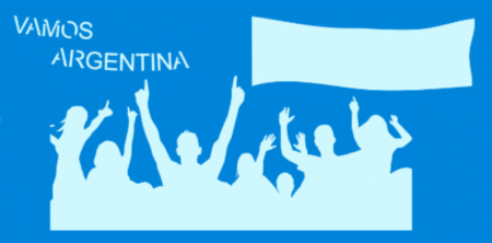 SC140 VAMOS ARGENTINA 10 X 20