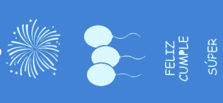 SC297 FELIZ CUMPLE 10 X 20