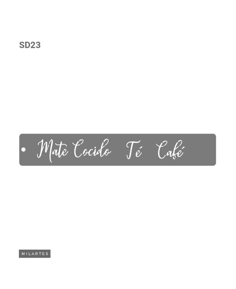 SD023 MATE COSIDO TE CAFE 10 X 30
