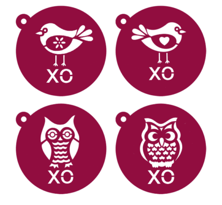 SET024 BUHO PAJAROS 10 X 10