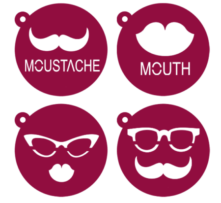 SET032 MOSTACHE 10 X 10
