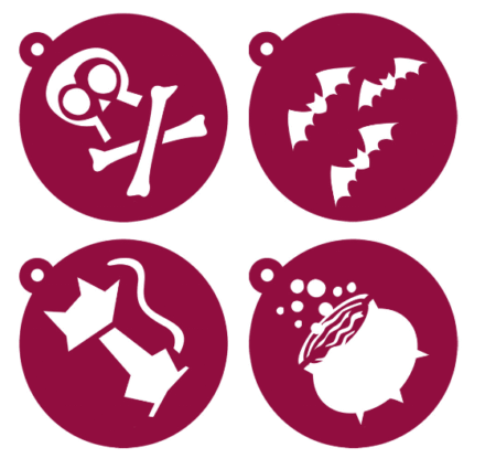 SET047 HALLOWEEN 10 X 10