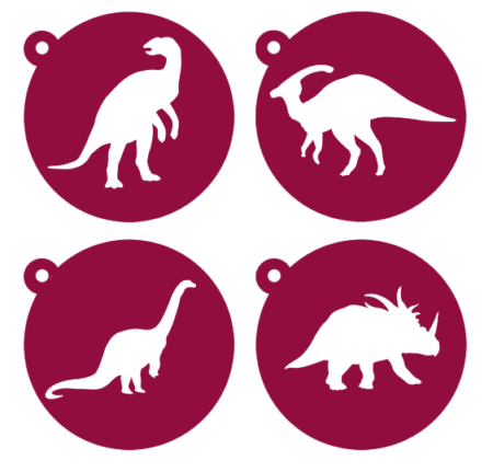 SET051-2 DINOSAURIO 10 X 10