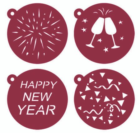 SET052 FELIZ ANO NUEVO 10 X 10