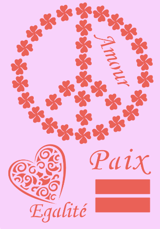 SG090 PAZ EGALITE 20 X 30