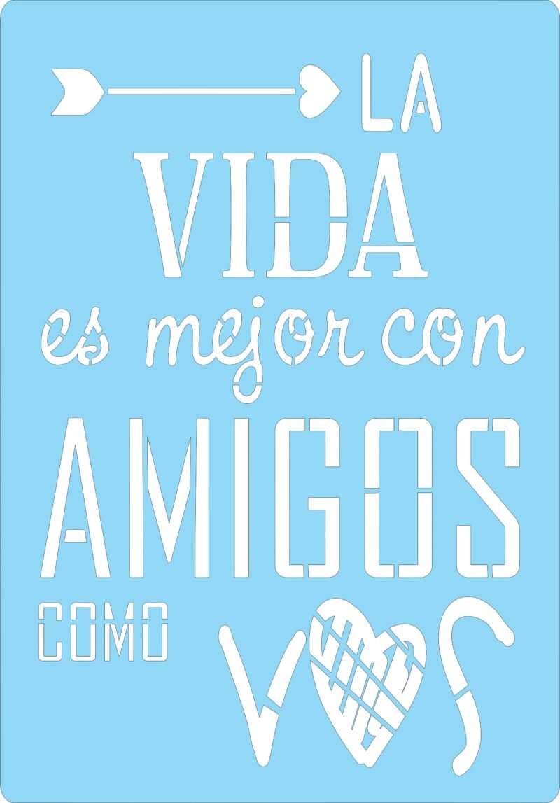 SG148 LA VIDA AMIGOS 20 X 30