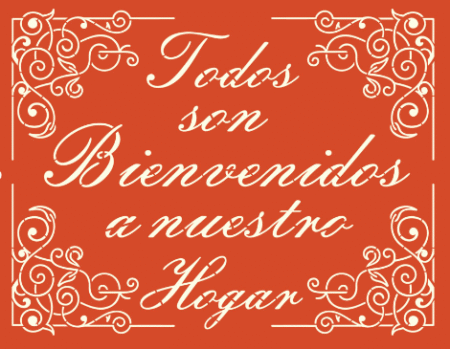 SGX060 BIENVENIDOS 30 X 40