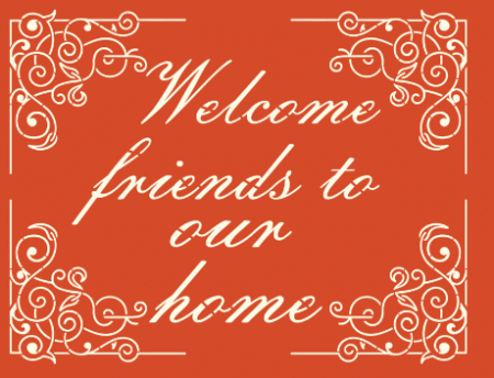 SGX061 WELCOME HOME 30 X 40
