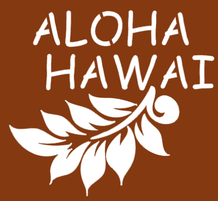 SK134 ALOHA HAWAI 10 X 10