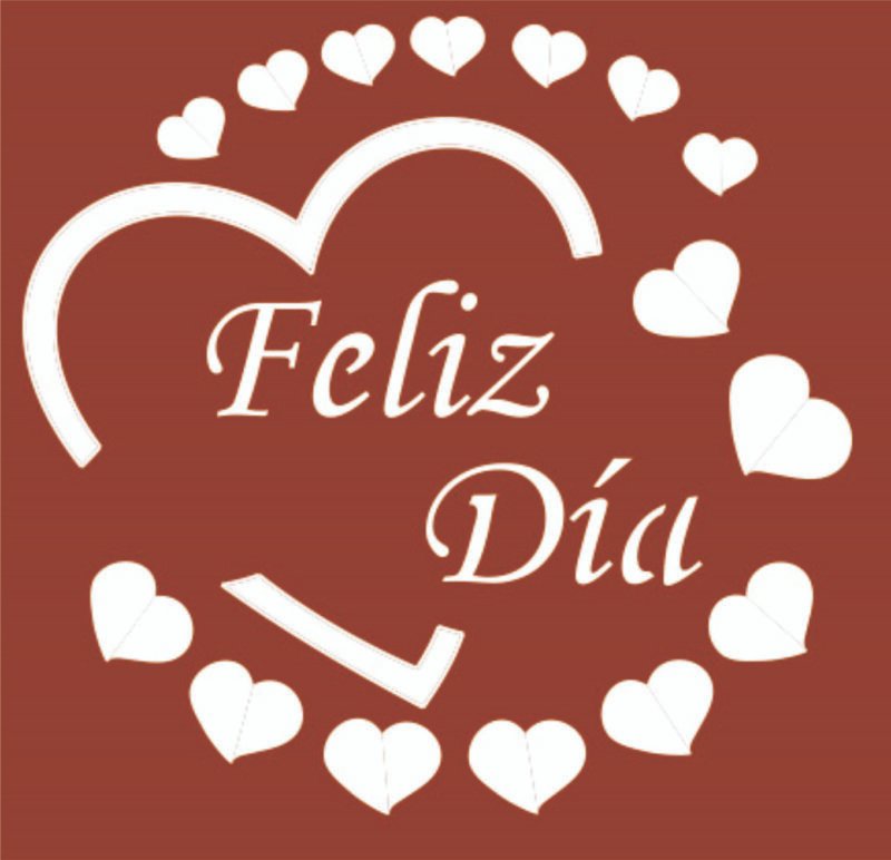 SK218 FELIZ DIA 10 X 10