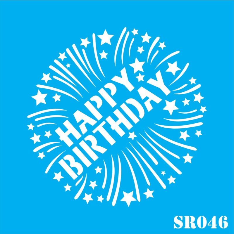 SR046 HAPPY BIRTHDAY 10 X 10