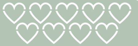 ST095 CORAZONES 5 X 20