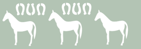 ST140 CABALLOS HERRADURAS 5 X 20