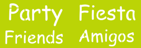 SW279 FIESTA AMIGOS 10 X 30