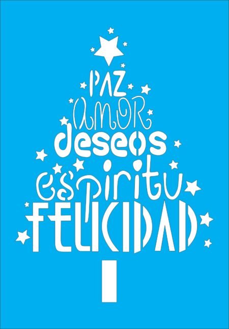 N0028 FRASE PAZ AMOR FELICIDAD 20 X 30