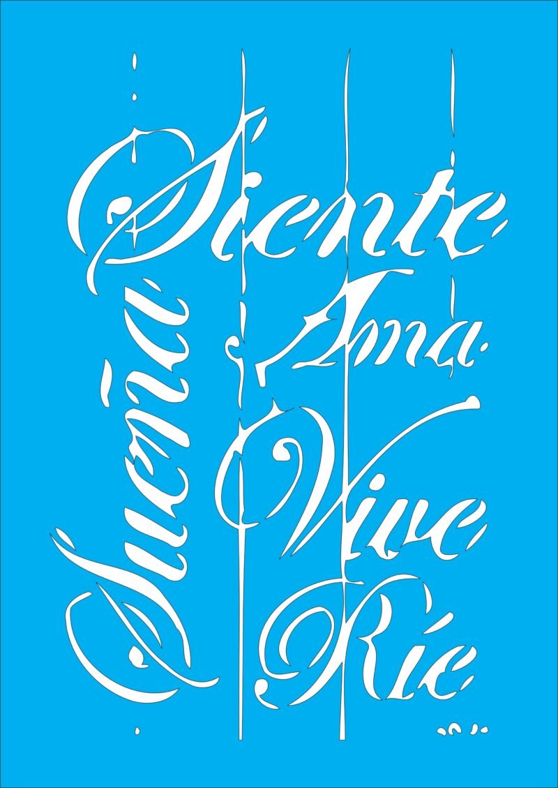 N0047 SIENTE AMA VIVE 20 X 30