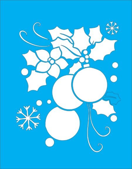 N0055 BOLAS DE NAVIDAD 15 X 20