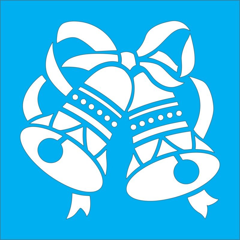 N0059 CAMPANAS DE NAVIDAD 15 X 15