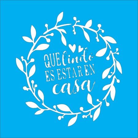 N0141 QUE LINDO ES ESTAR 20 X 20