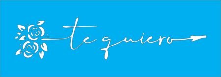 N0143 TE QUIERO 5 X 20