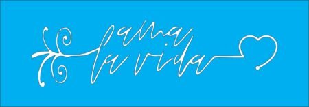 N0144 AMA LA VIDA 5 X 20