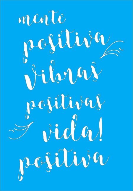 N0189 MENTE POSITIVA 20 X 30