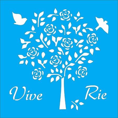 N00198 VIVE RIE ARBOL DE LA VIDA 20 X 20
