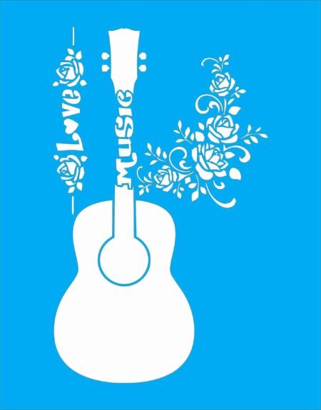 N0203 GUITARRA 15 X 20