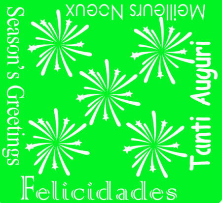 NAV056 FELICIDADES 20 X 20