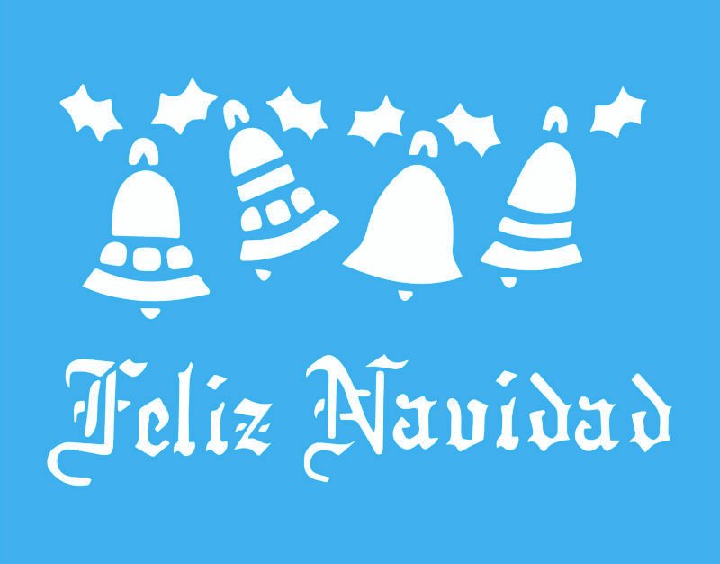 NAV301 ELIZ NAVIDAD CAMPANAS 15 X 20