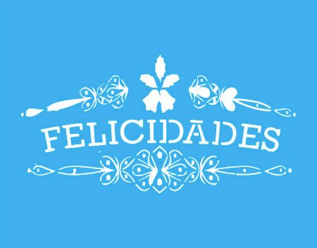 NAV303 FELICIDADES CON GUARDA 15 X 20