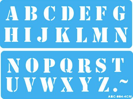 ABC004 4 CM MAYUSCULA IMPRENTA