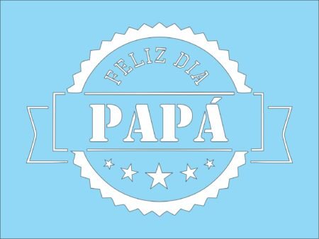 N0312 FELIZ DIA PAPA 10 X 15