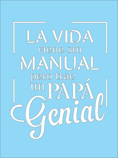 N0324 LA VIDA VIENE SIN MANUAL 10 X 15