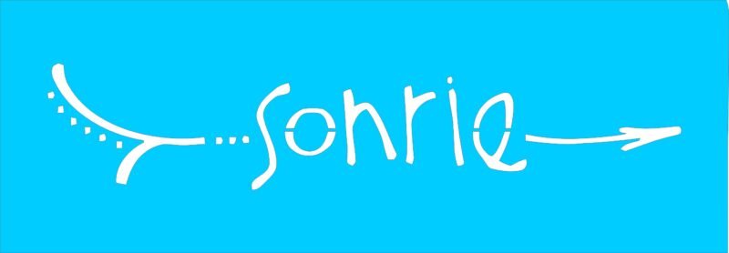 N0370 SONRIE 5 X 20