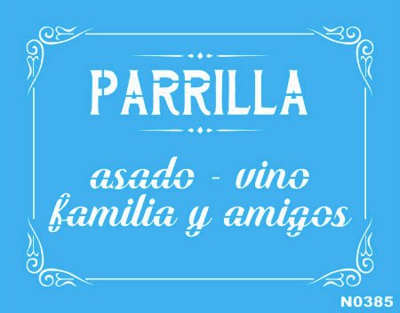 N0385 PARRILLA ASADO VINO