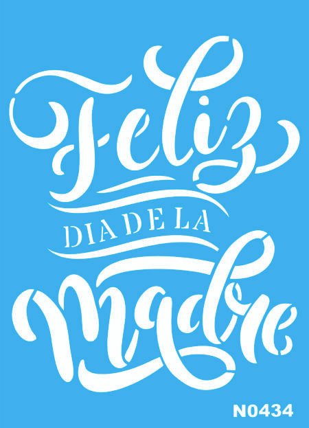 N0434 FELIZ DIA DE LA MADRE 10 X 15