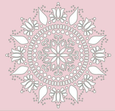 GD056 MANDALA 20 X 20