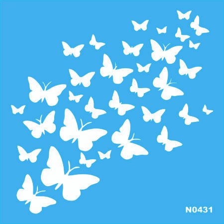 N0461 MARIPOSAS VARIADAS 30 X 30