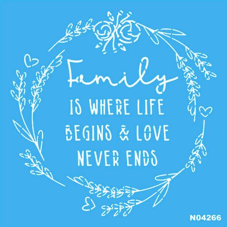 N0466 FAMYLY 20 X 20